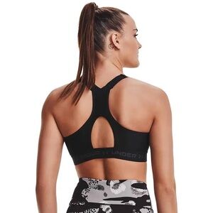 UNDER ARMOUR high cross back zip sports bra 38D